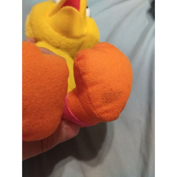 1996 TYCO Sesame Street Tickle Me Big Bird Vintage 11" Plush Toy - Picture 3 of 4
